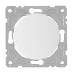 Włącznik pojedynczy biały OVAL