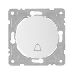 Włącznik dzwonkowy biały OVAL