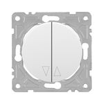 Włącznik żaluzjowy biały OVAL