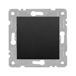 Włącznik schodowy czarny QUAD