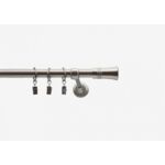 Karnisz kuty 19 mm chrom-mat 240 cm atena mała