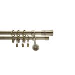 Karnisz kuty 19 mm antyk II 160 cm atena mała