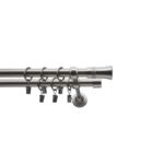 Karnisz kuty 19 mm chrom-mat II 240 cm atena mała