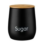 Pojemnik okrągły MONACO SUGAR czarny