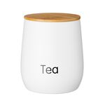 Pojemnik okrągły MONACO TEA biały