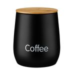 Pojemnik okrągły MONACO COFFEE czarny