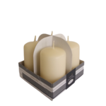 Świeca klasyczna pieńkowa 70/40 lakier ecru