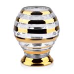 Świecznik 17 x 17 x 20 cm RITA GOLD