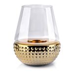 Świecznik 15 x 15 x 19 cm RITA GOLD