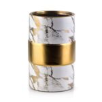 Wazon CRISTIE GOLD 12,5 x 20 cm
