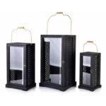 Komplet 3 latarni LEVI BLACK