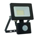 Naświetlacz LED z czujnikiem 20 W 1800 lm 6500 K IP65 czarny
