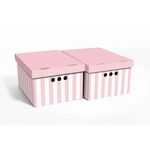 Pudło paski różowe A4 2 szt.