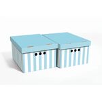 Pudło paski niebieskie A4 2 szt.