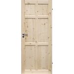 Skrzydło wewnętrzne BERGEN 80P sosna pełne RADEX