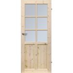 Skrzydło wewnętrzne LONDYN FOG LUX 6S 80L sosna pokojowe RADEX