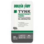 Tynk cementowo-wapienny maszynowy lekki na zewnątrz 30 kg Dolina Nidy