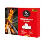 Podpałka biała w kostce 32 sztuki Fire Family