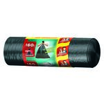 Worki na śmieci LD czarne 160 l 20 sztuk Jan Niezbędny