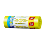 Worki do segregacji żółty EP 35l 20 sztuk Jan Niezbędny