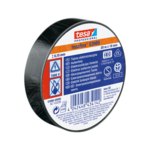 Taśma izolacyjna PVC do zastosowań elektrycznych 20 m x 19 mm czarna tesa