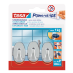 Haczyk samoprzylepny Powerstrips owalny chrom do 1 kg tesa