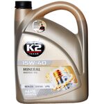 Olej TEXAR mineralny 15W-40 (B / D / LPG) 5 l K2