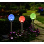 Lampa solarna "pęknięta" kula 11 x 44,8 cm