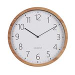 Zegar ścienny BADI śr.30 x 4 cm drewno