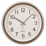 Zegar ścienny KLASSIKA złoty śr.26 cm