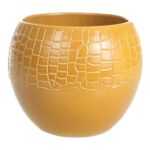 Osłonka KULA 510 14 cm KROKODIL curry lazur