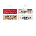 Tabliczka dekoracyjna mix 12 x 34 cm