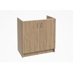 Szafka kuchenna D80 80 x 50 cm pod zlewozmywak 2D0S DSM dąb sonoma