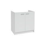 Szafka kuchenna podzlewozmywakowa D80 80 x 60 cm 2D0S DSM biały