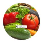 Wieczko Ø82/6z warzywa 10 szt.