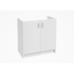 Szafka kuchenna D80 80 x 50 cm pod zlewozmywak 2D0S DSM biały