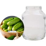 Słoik 4,25 l + wieczko ogórki 4 szt.