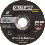 Tarcza do cięcia T41 115 x 2 x 22,23 mm aluminium KRAFTLINE PRO