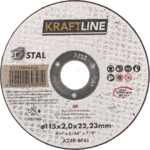 Tarcza do cięcia T41 115 x 2 x 22,23 mm stal KRAFTLINE