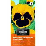 Bratek ogrodowy wielkokwiatowy szwajcarski Firnengold 0,5 g Eden