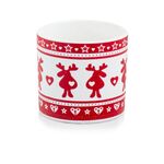 Osłonka walec reniferek czerwony 14 cm