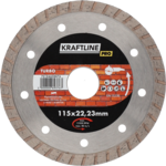 Tarcza diamentowa turbo 115 x 22,23 mm KRAFTLINE PRO