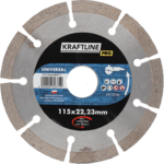 Tarcza diamentowa segmentowa 115 x 22,23 mm KRAFTLINE PRO