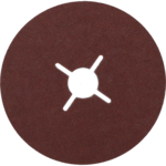 Krążek fibra 125 mm P80 3 szt. KRAFTLINE