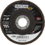 Tarcza ścierna lamelkowa 115 x 22 mm P120 cyrkon KRAFTLINE PRO
