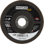 Tarcza ścierna lamelkowa 125 x 22 mm P120 cyrkon KRAFTLINE PRO