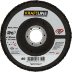 Tarcza ścierna lamelkowa 125 x 22 mm P40 elektrokorund KRAFTLINE