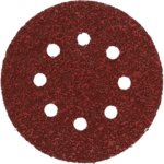 Krążek ścierny z rzepem z otworami 125 mm P24 5 szt. KRAFTLINE PRO