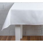 Obrus żakardowy Spendy 110 x 160 cm biały