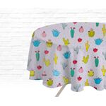 Obrus PVC Happy Ø140 cm